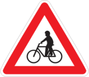 عبور دوچرخه سوار